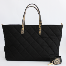 Sac carla noir leopard