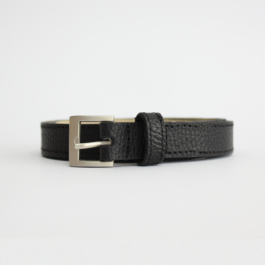 Ceinture AMANS cuir noir