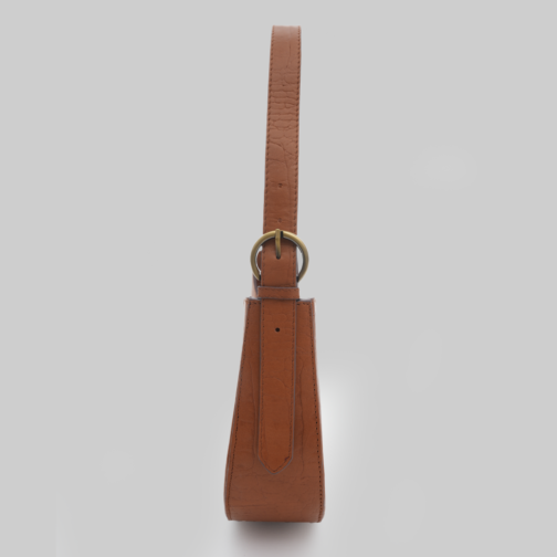 Sac Ambre Camel Croco – Image 3