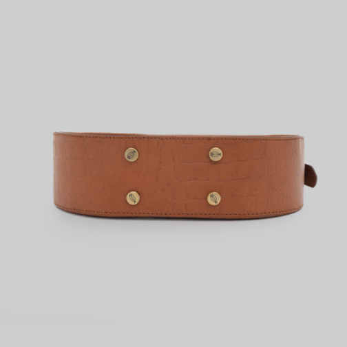 Sac Ambre Camel Croco – Image 4