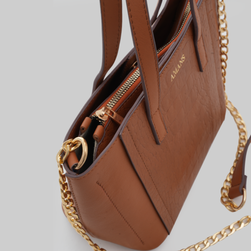 Sac Rosa Camel Croco – Image 3
