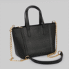 Sac Rosa Noir Croco