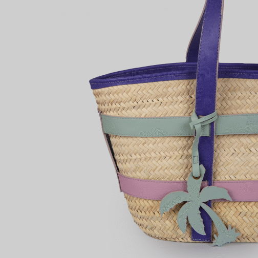Couffin Palmier Violet – Image 2