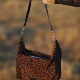 sac Lily cuir leopard
